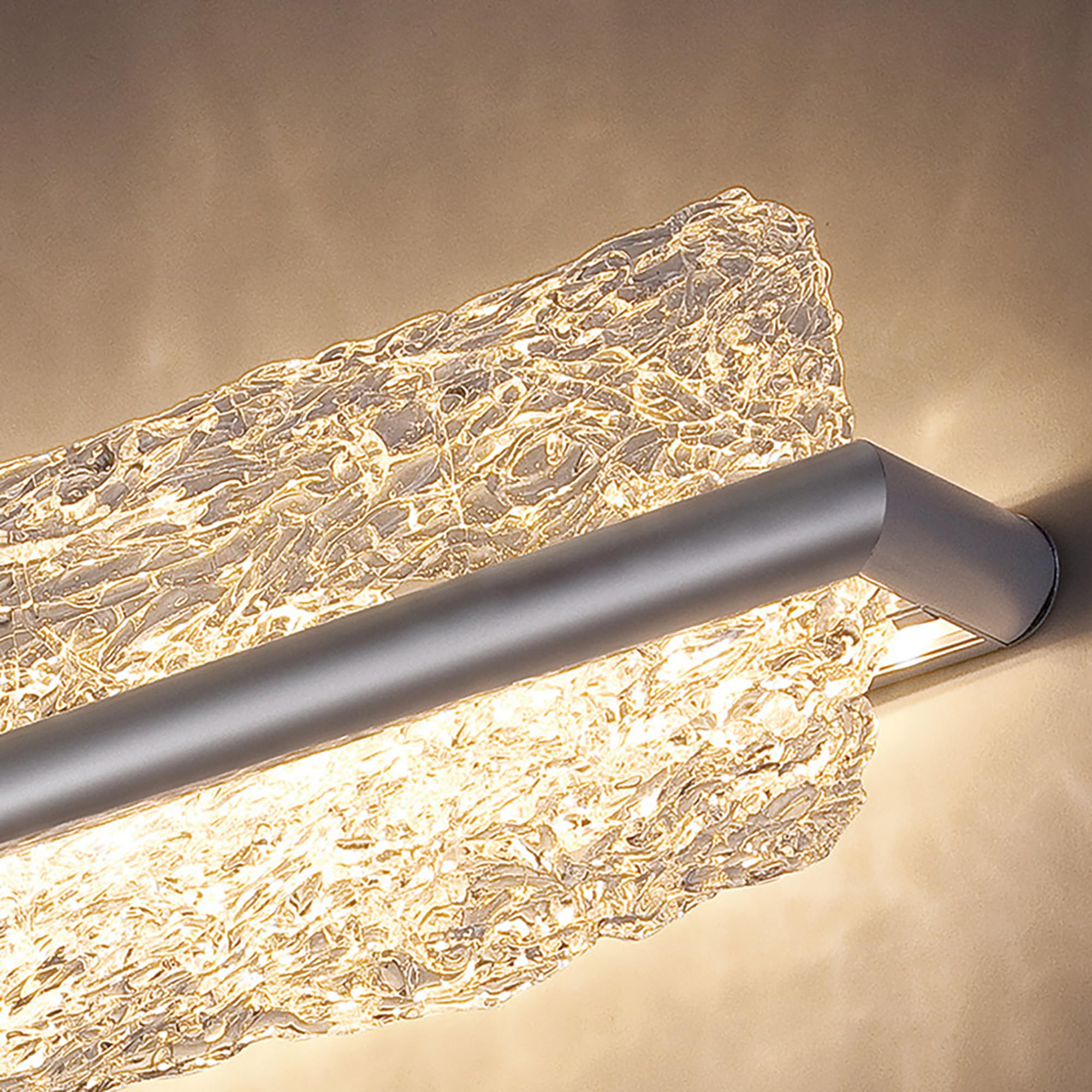 Modern Forms Vetri 21 Inch LED Bathroom Vanity Light - Brushed Aluminum Finish, 3000K Warm White - Perfect for Bathrooms, Powder Rooms & Dressing Areas