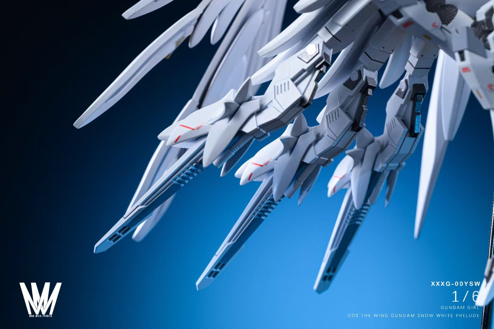 MMS Studio The Wing Gundam Girl - Anime Model Kit for Gundam Wing Fans | Perfect for Collectors & Display | DIY Building & Painting Hobby Project