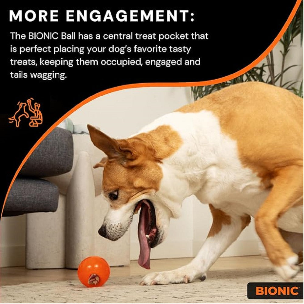 Durable Bionic Ball Dog Toy - Interactive Chew-Resistant Fetch Toy for Small & Large Dogs - Perfect for Outdoor Play, Training & Exercise