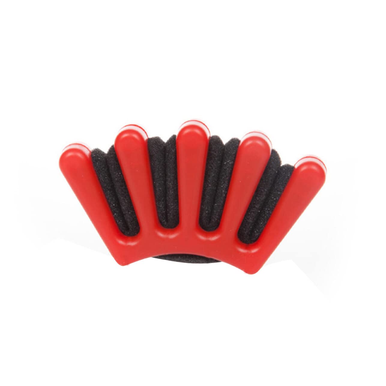 FRCOLOR Hair Braiding Machine - Sponge Hair Braider Tool for French Braids, Centipede Braids & Weaving | Easy DIY Styling for Women & Girls (Red) | Perfect for Salons, Home Use & Travel Accessories