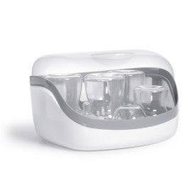 Chicco Microwave Steam Sterilizer for Baby Bottles & Pacifiers - Quick & Easy Sanitizing Solution for Busy Parents