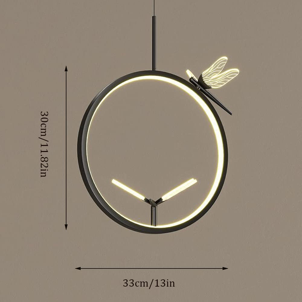 Nordic Personality Chandelier - Modern LED Ceiling Light with Butterfly Design for Bedroom, Living Room, Dining Room & Kitchen | Energy-Efficient Indoor Pendant Lighting for Home Decor
