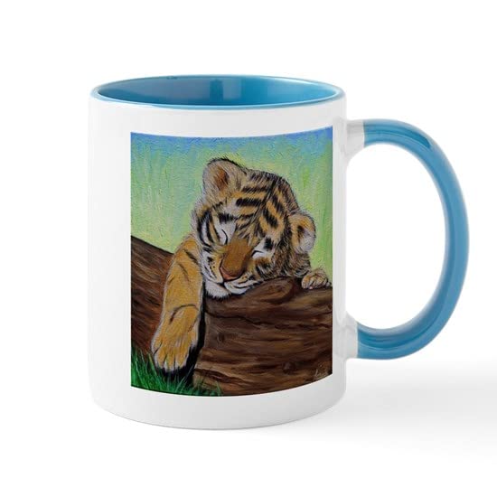 Sleepy Cub Ceramic Coffee Mug 11 oz - Cute Bear Design for Tea & Hot Drinks - Perfect for Home, Office & Gifts