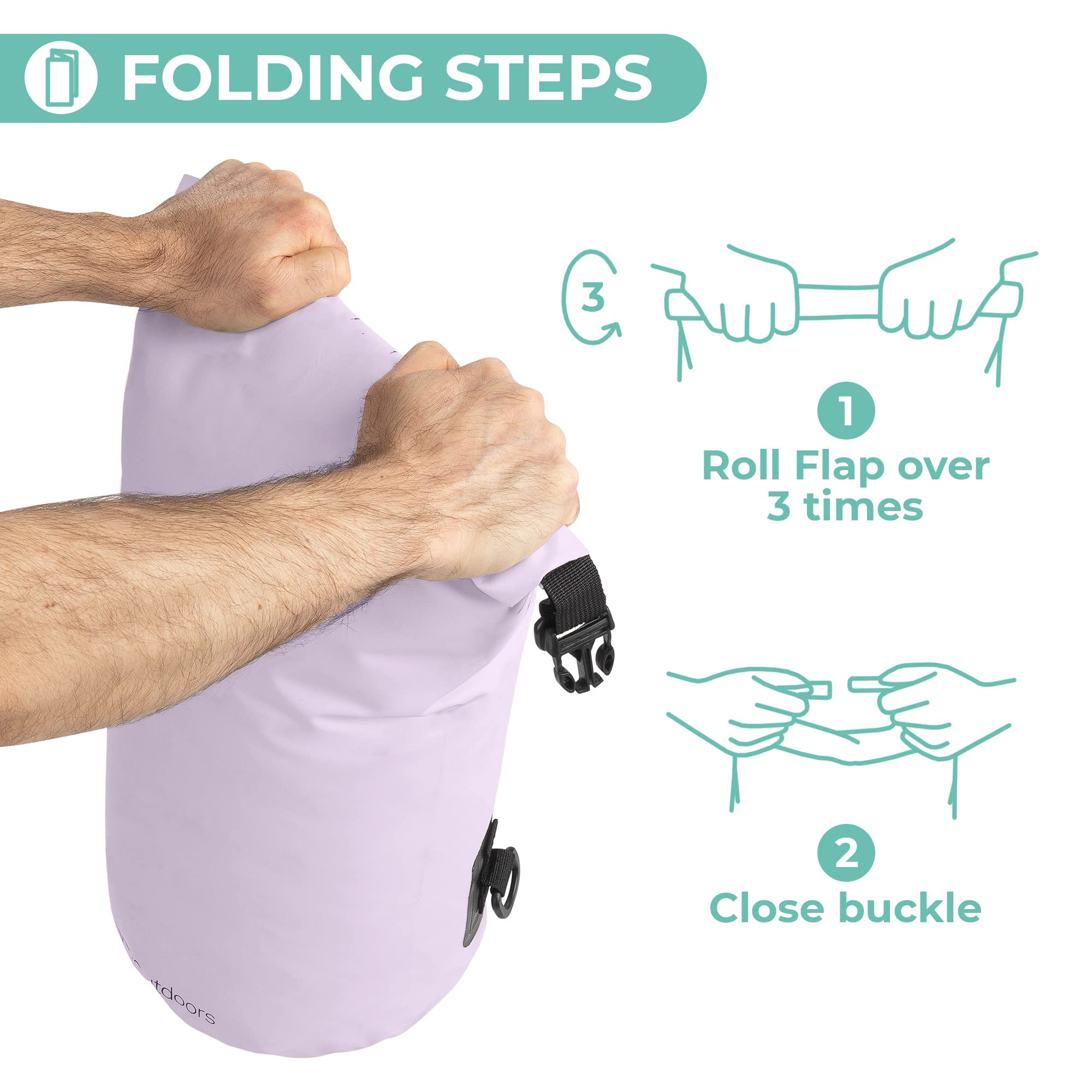 Waterproof Dry Bag 5L 10L 20L 30L - Waterproof Storage for Beach, Kayaking, Hiking, Camping & Boating Gear - Keep Food & Essentials Dry - Ideal for Outdoor Adventures, Water Sports & Travel