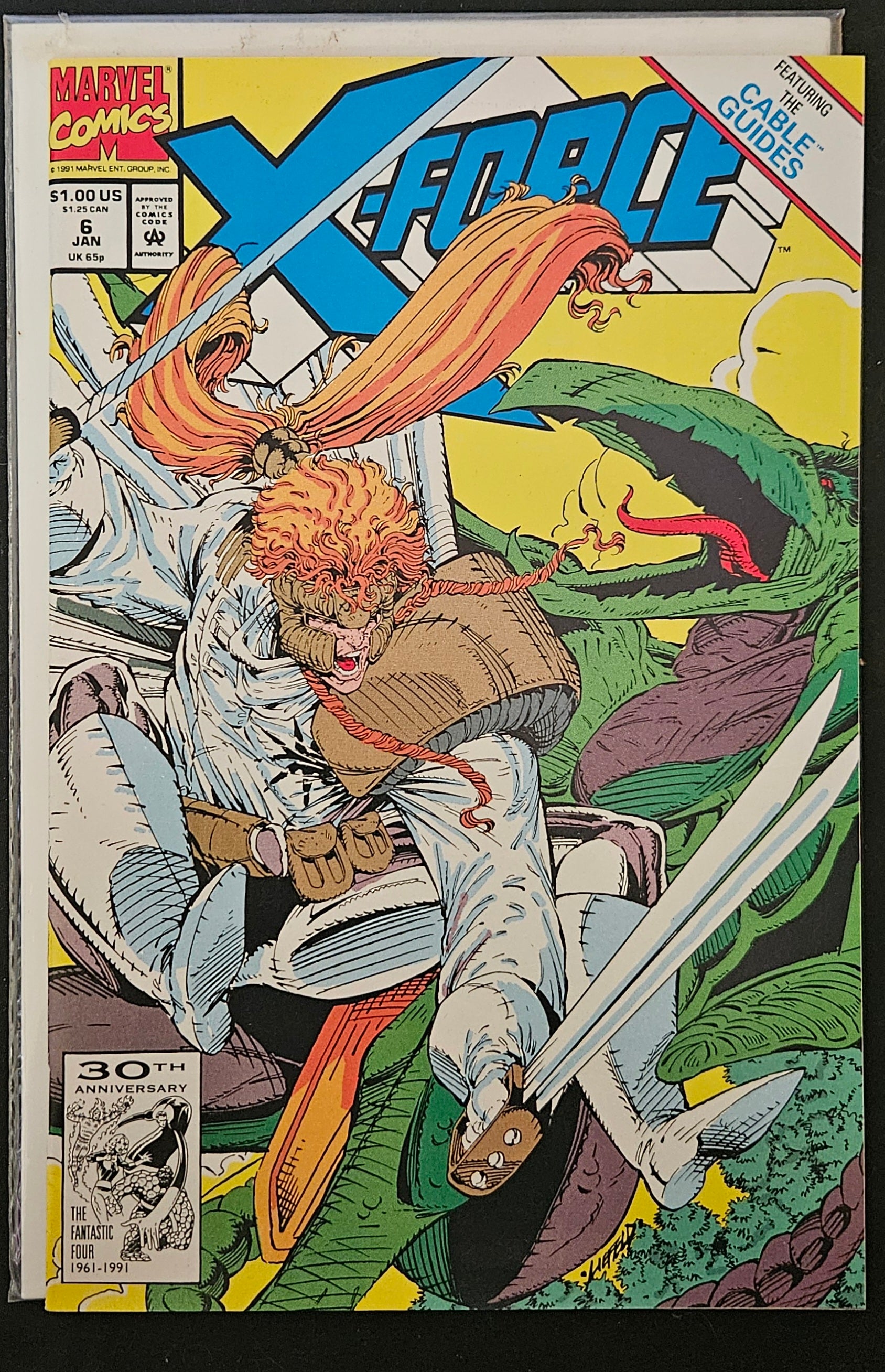 X-Force #6 (April 1992) - Marvel Comics Collectible Issue | Rare Comic Book for Collectors & Superhero Fans | Perfect for Display, Gifts & Investment