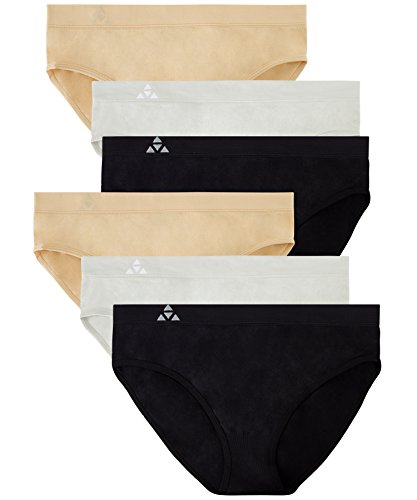 6 Pk - Black/Nude/Gray
