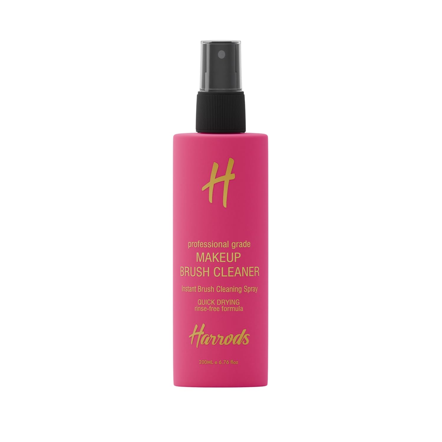 Harrods Quick-Drying Makeup Brush Cleaner Spray - Deep Cleaning No-Wash Formula for Makeup Brushes, Sponges & Beauty Blenders | Perfect for Travel, Salon & Home Use