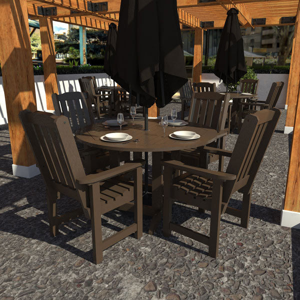 Springville 5-Piece Round Outdoor Dining Set - Patio Furniture for Garden, Backyard, and Poolside Gatherings