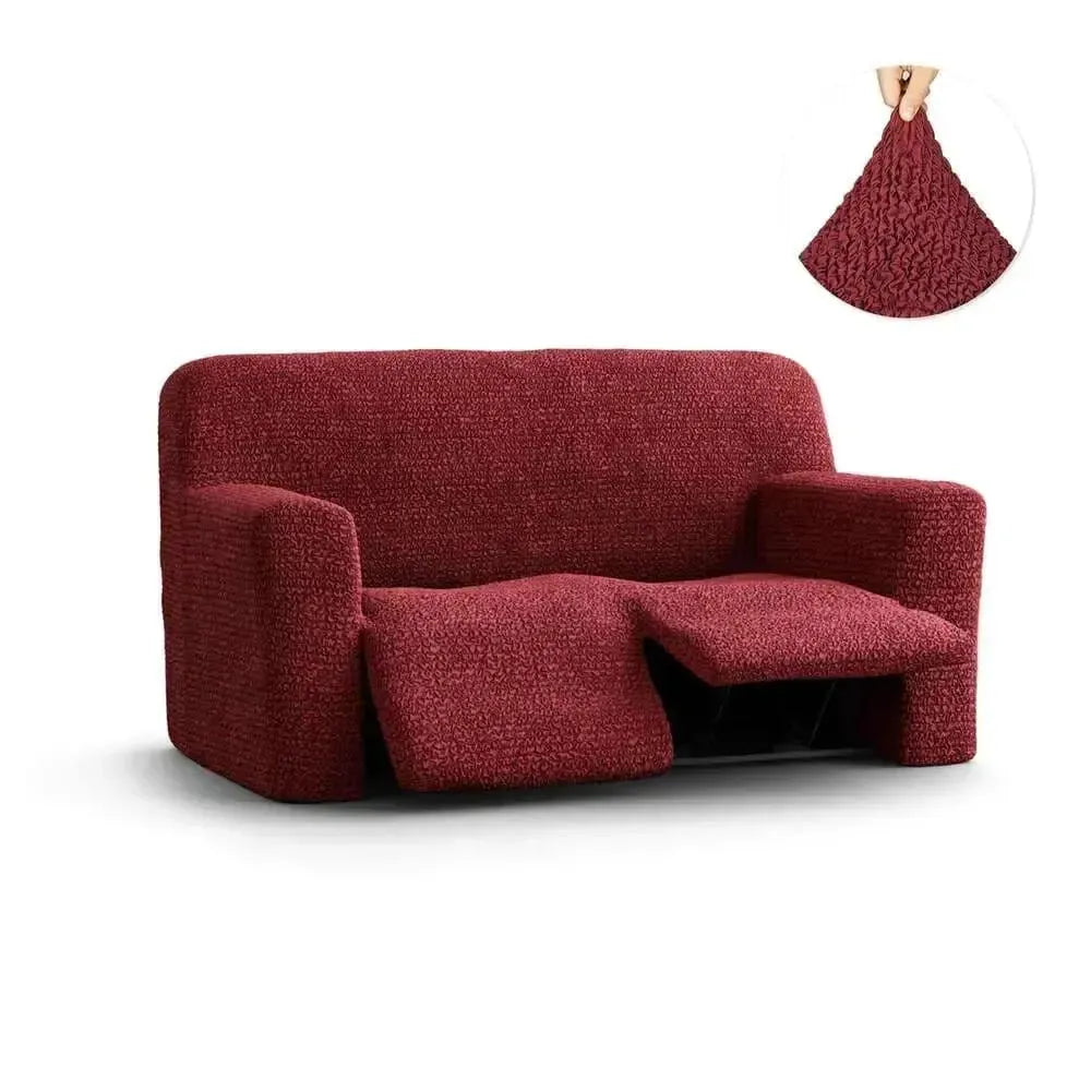 2 Seater Recliner Slipcover - Microfiber Sofa Cover Protector for Living Room Furniture, Stretchable & Washable - Perfect for Pets, Kids & Daily Use