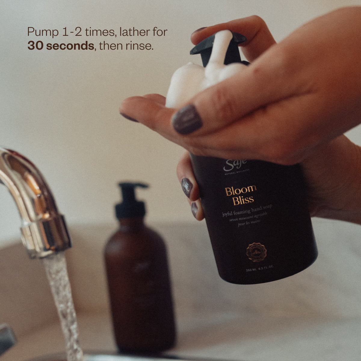 Bloom Bliss Joyful Foaming Hand Soap - Refreshing & Moisturizing for Soft Skin | Perfect for Bathroom, Kitchen & Office Use