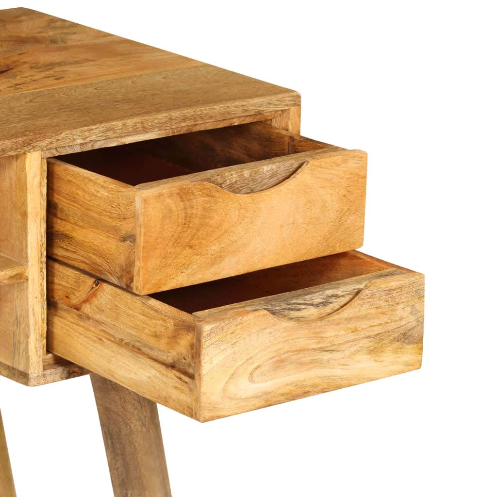 Solid Mango Wood Console Desk - 45.3