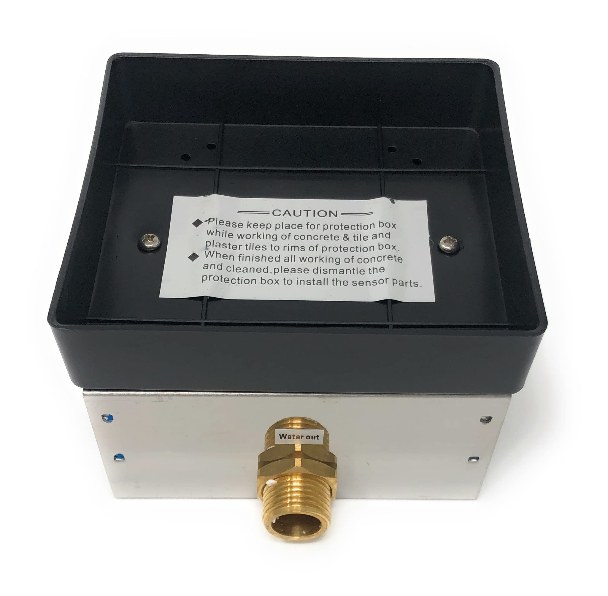 Cascada Concealed Sensor Urinal Flush Valve - Automatic Touchless Glass Toilet Flusher for Commercial Restrooms & Public Washrooms