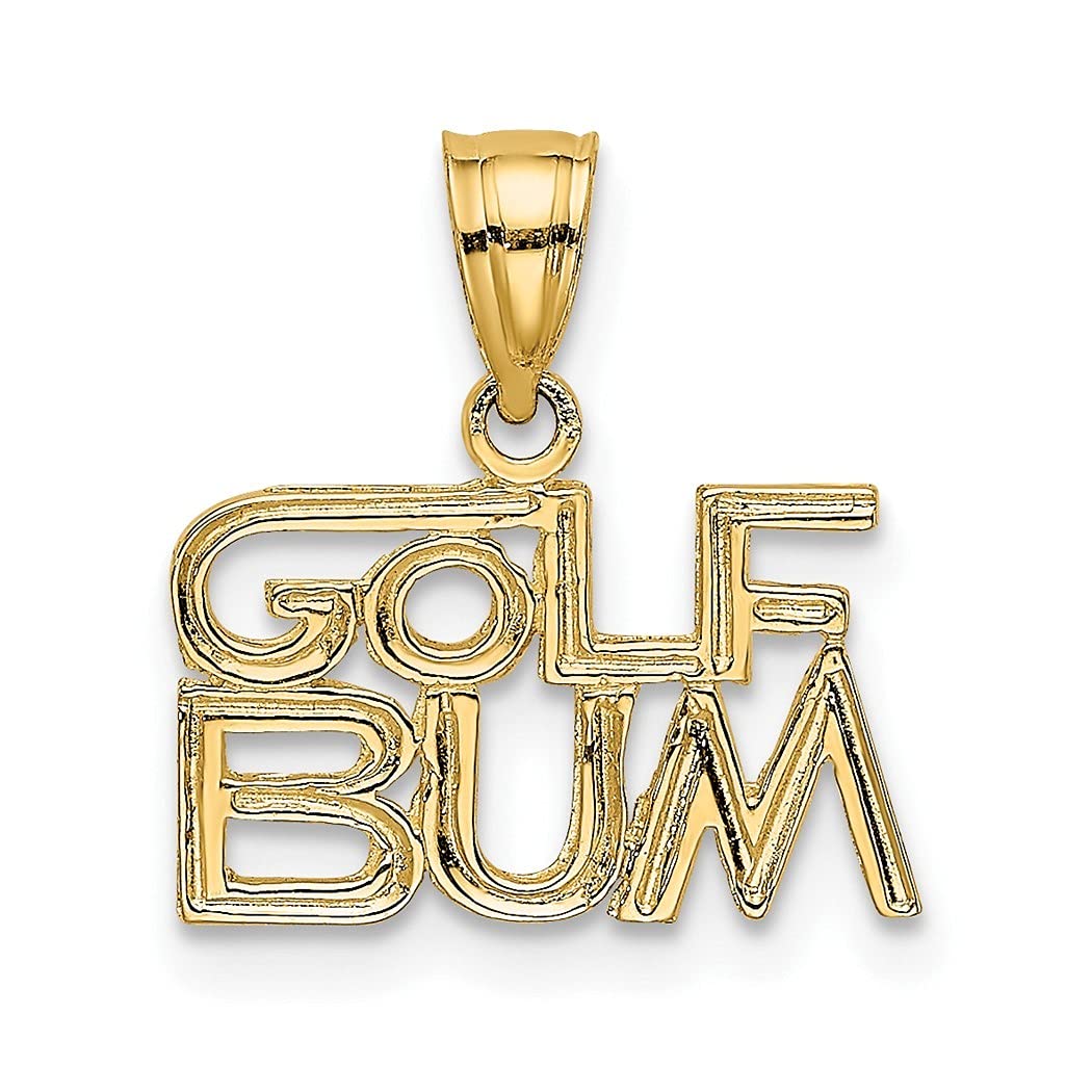 14K Solid Gold Golf Pendant Necklace for Women - Elegant Jewelry Gift for Golf Lovers, Perfect for Birthdays, Anniversaries & Special Occasions