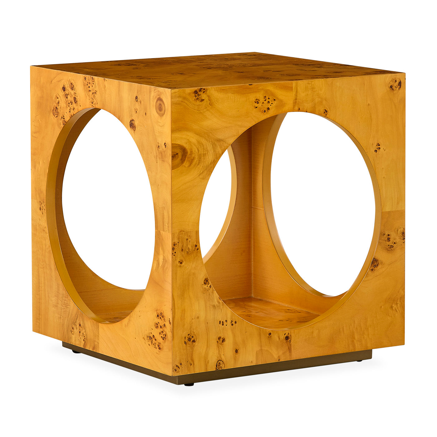 Modern Bond Cube Accent Table - Stylish Side Table for Living Room, Bedroom & Office - Perfect for Home Decor & Small Space Furniture
