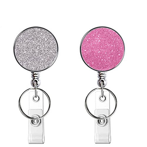 Glitter Pink Silver 2pack