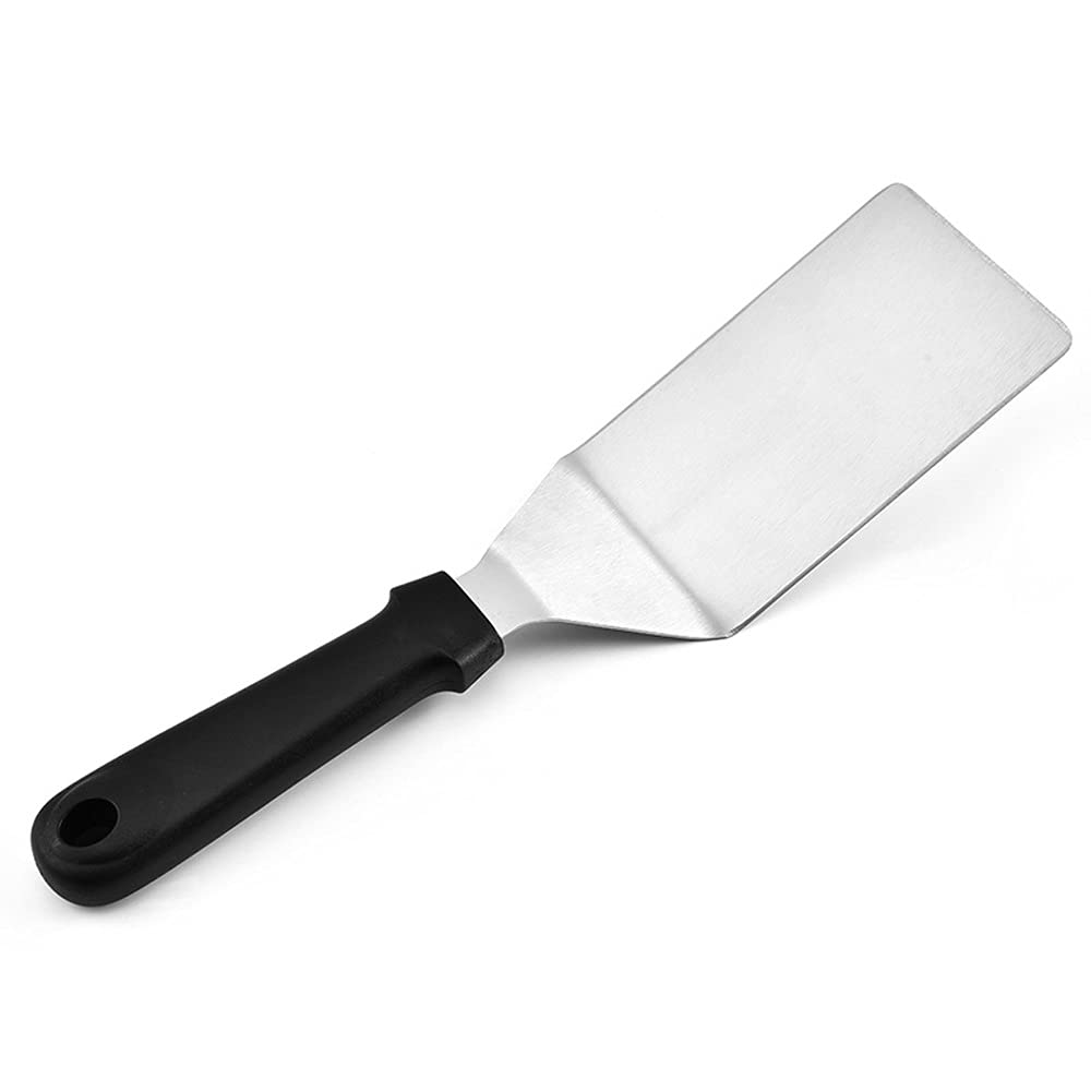 Professional 6-Piece Stainless Steel Griddle Accessory Kit - Spatula, Scraper & Flipper Set for Flat Top Grills - Perfect for Outdoor BBQ, Camping & Restaurant Cooking