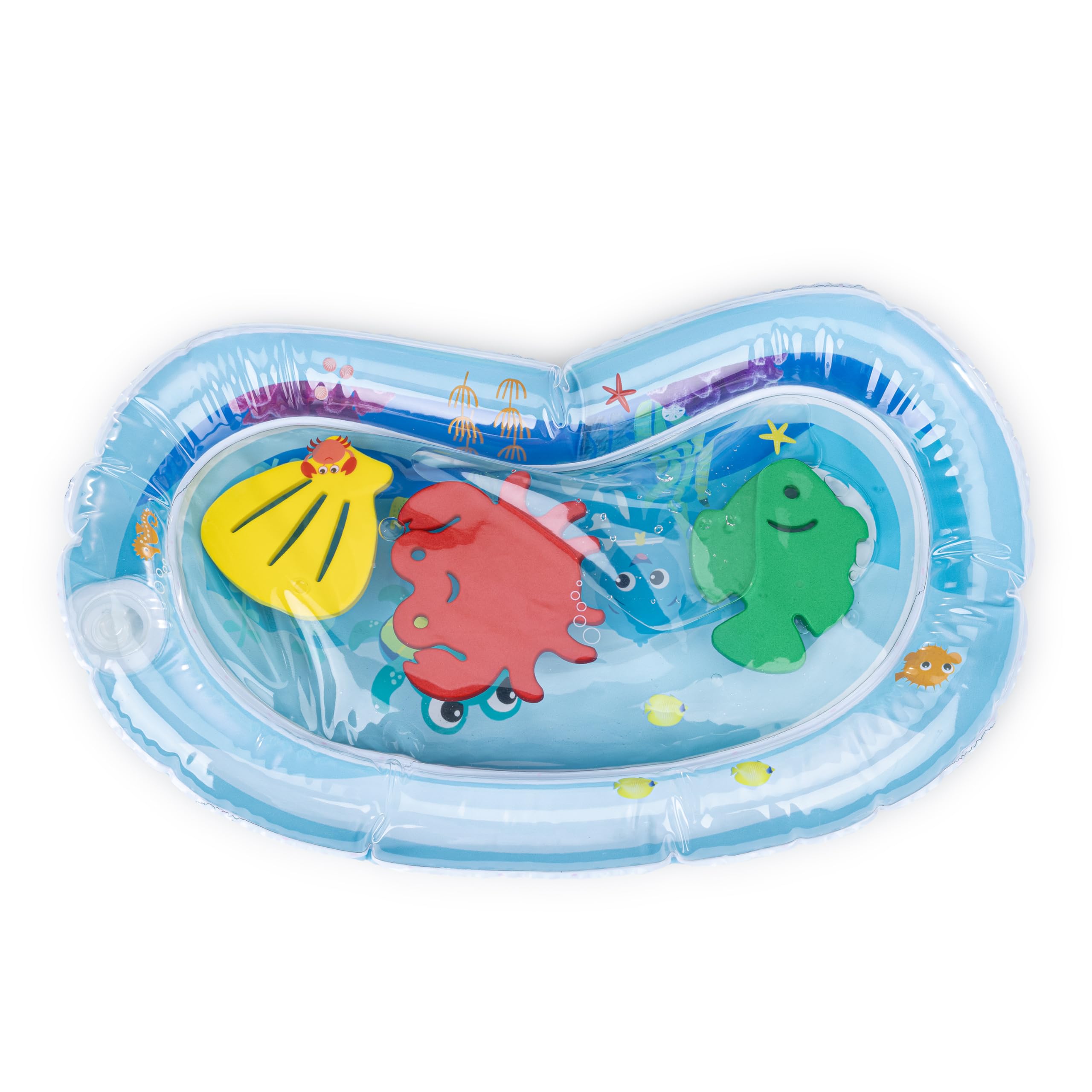 Baby Einstein Ocean Explorers Compact Folding High Chair with Water Mat - 5-Point Safety Harness for Infants 6+ Months | Portable Feeding & Play Seat for Beach, Poolside & Outdoor Adventures