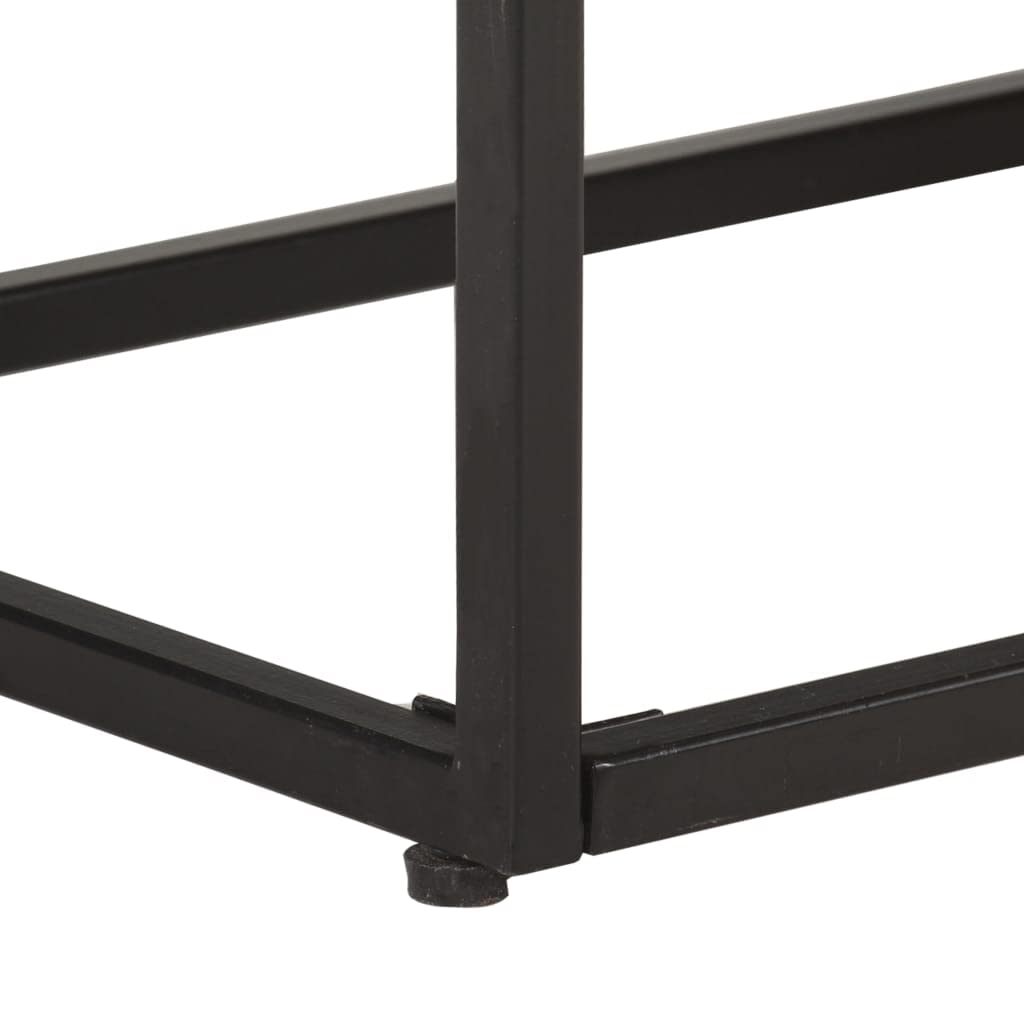 Rustic Mango Wood TV Stand with Storage - 70.9