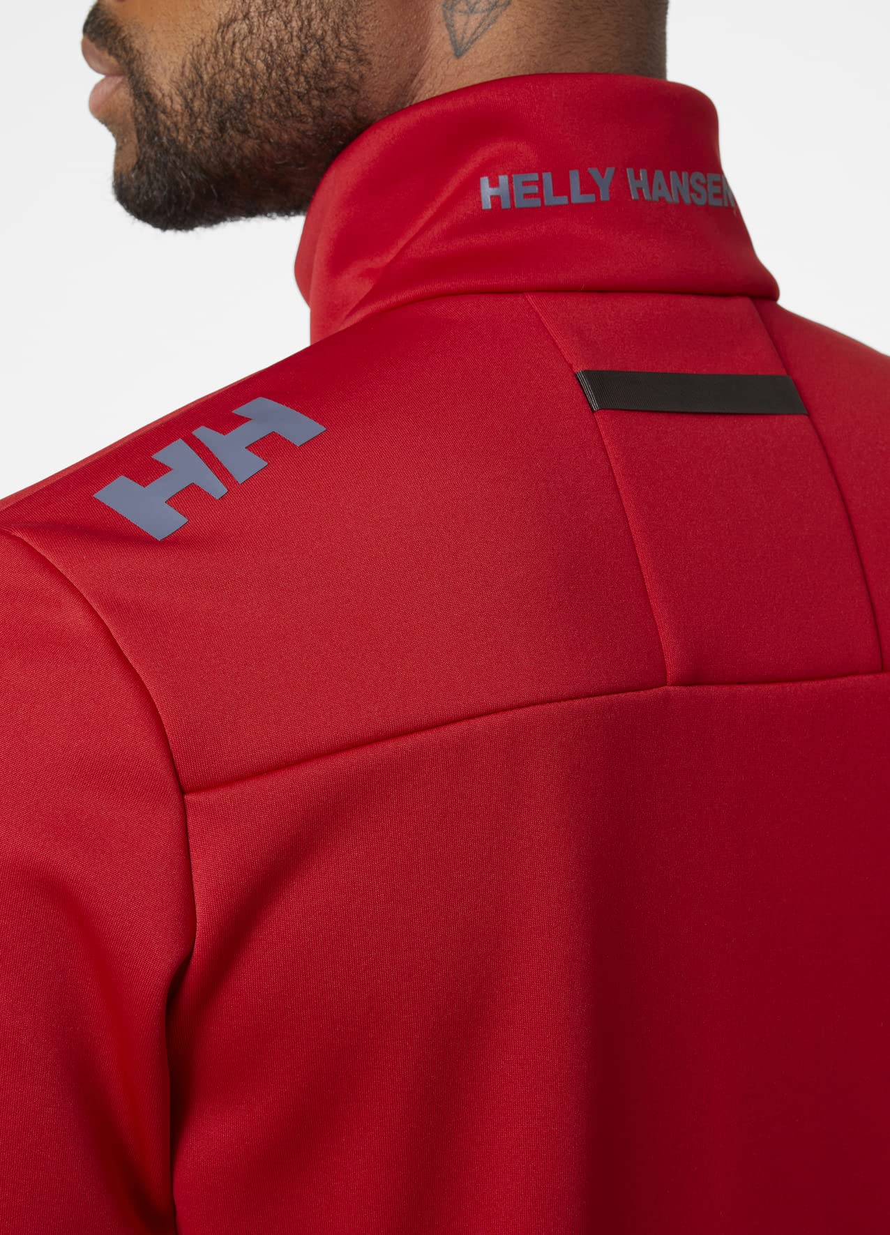 Helly Hansen Men's Crew Fleece Jacket - Lightweight Warm Zip-Up for Hiking, Camping & Outdoor Activities
