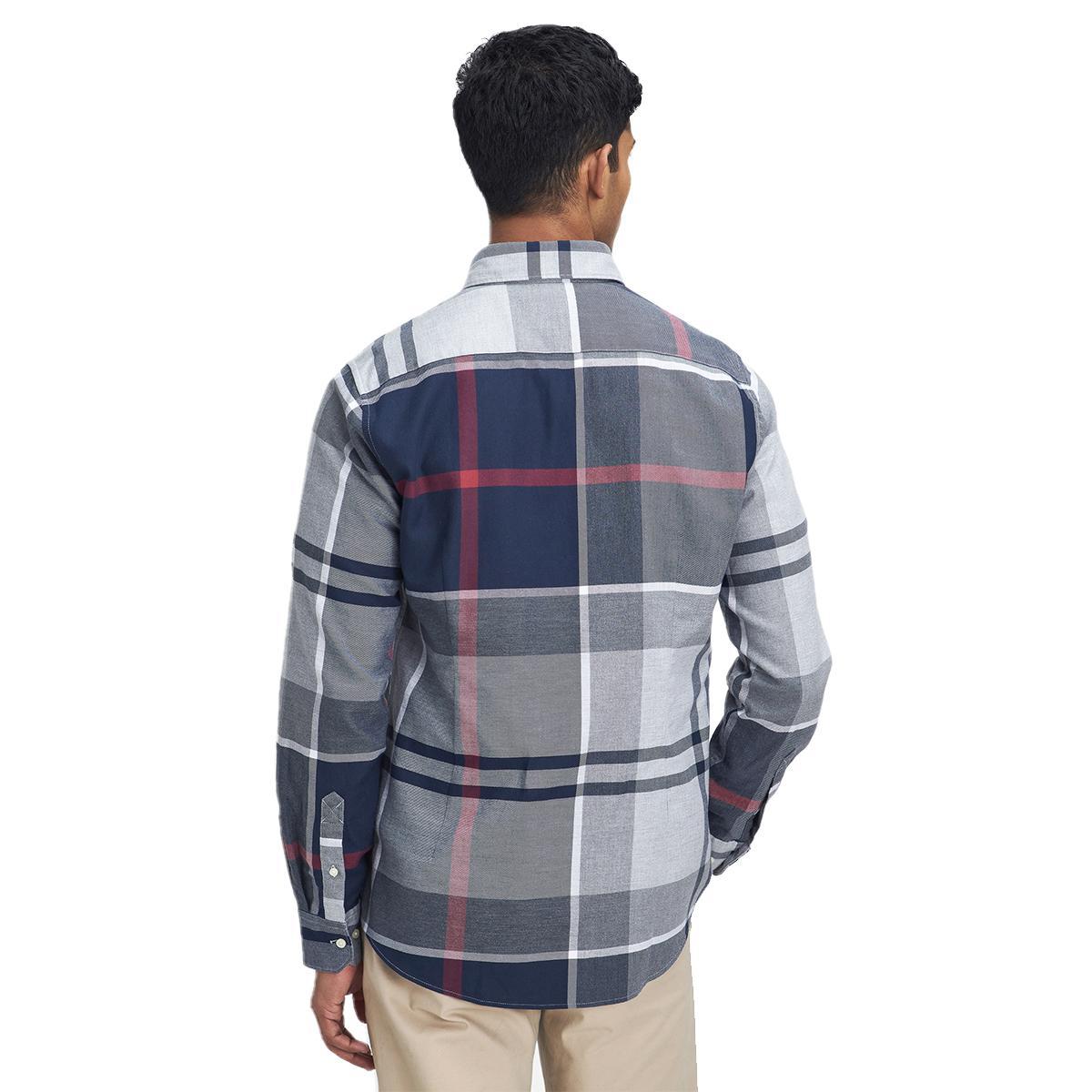 Barbour Men's Dunoon Tailored Tartan Shirt - Classic Plaid Button-Up for Casual & Outdoor Wear | Perfect for Hiking, Camping & Autumn Fashion