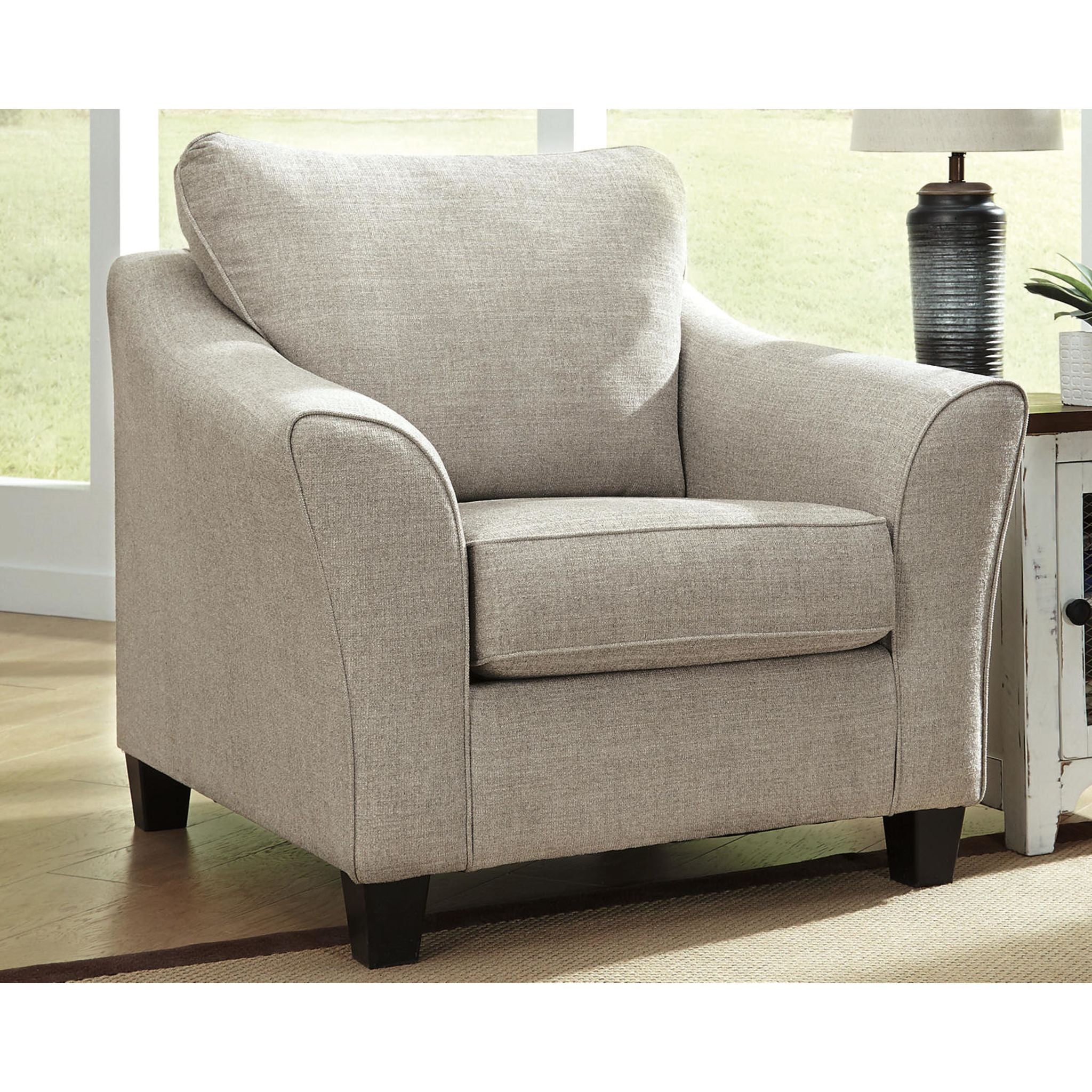 Abney Chair Driftwood - Modern Wooden Accent Chair for Living Room, Bedroom & Office - Comfortable & Stylish Home Decor Furniture