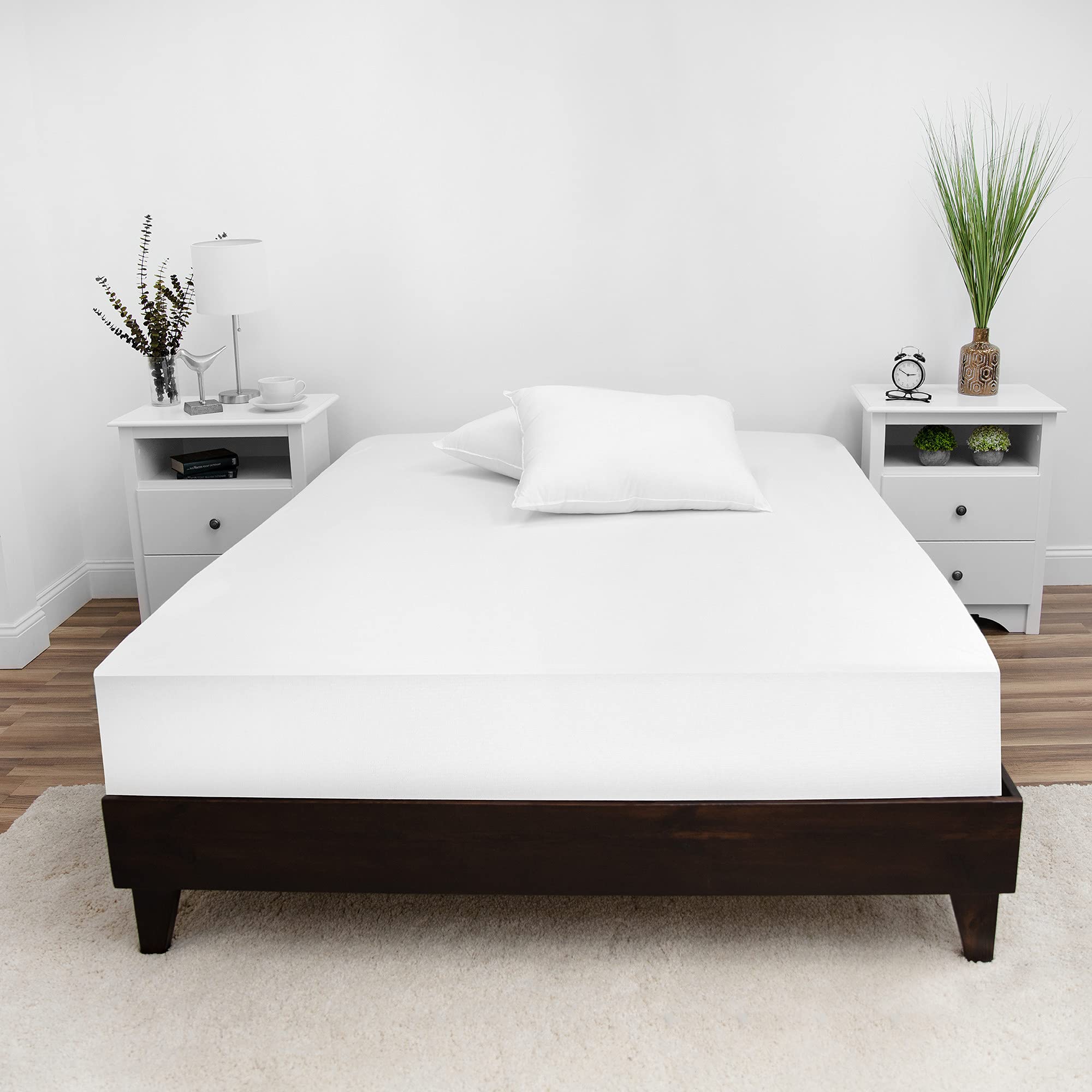 SensorPEDIC Complete 360° Waterproof Mattress Protector - Queen Size, White | Bed Bug Proof & Hypoallergenic Cover for Allergy Relief | Perfect for Hotels, Dorms & Home Use