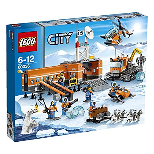 LEGO City Arctic Base Camp 60036 Building Toy Set - STEM Educational Construction Kit for Kids Ages 6-12 | Perfect for Creative Play, Birthday Gifts & Winter-Themed Adventures