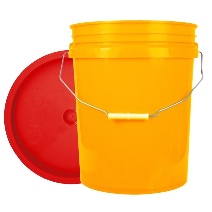 Premium Round Bucket Set for Home & Garden - Durable Plastic Storage Pails for Cleaning, Organizing, and DIY Projects - Ideal for Household, Office, and Outdoor Use