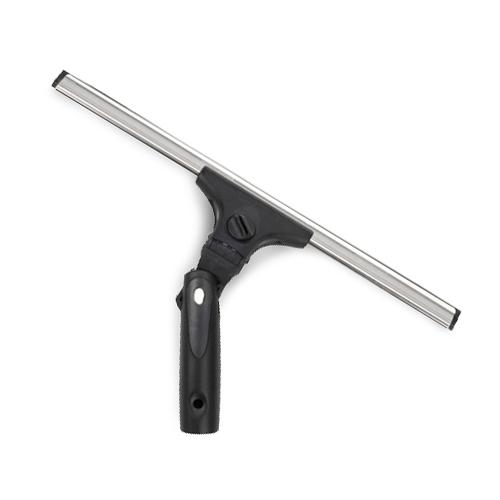 Ettore Contour Stainless Steel Squeegee - Professional Window Cleaning Tool for Home, Office, and Car Glass Surfaces