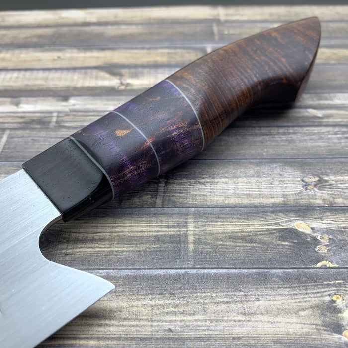 Joe Edson 205mm AEB-L Stainless Steel K-Tip Bunka Custom Chef Knife – Premium Japanese Kitchen Knife for Slicing, Dicing, and Precision Cooking
