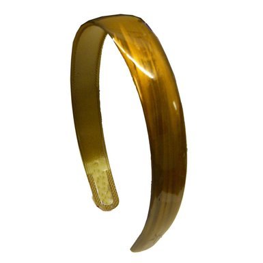 1 Inch Hand Painted Acrylic Metallic Headband - Olive Green Elegance for Weddings, Parties & Everyday Style