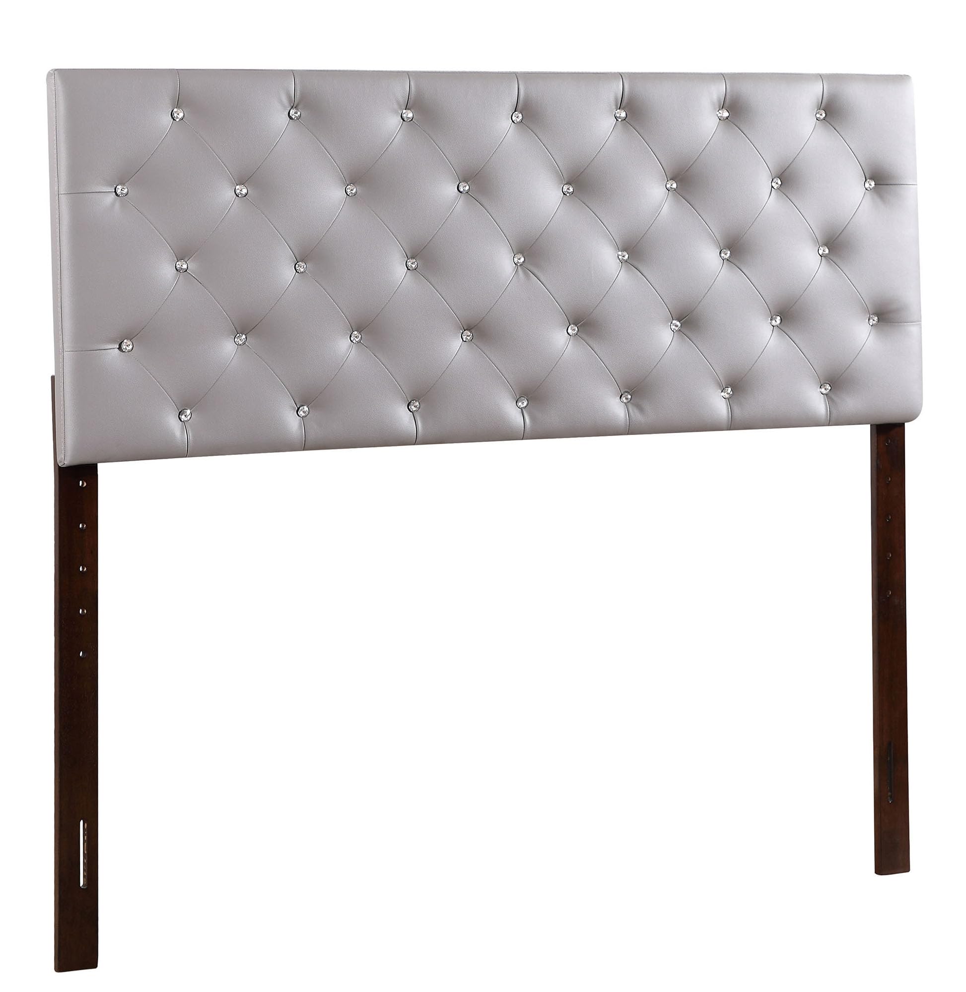 Modern Super Nova Light Grey Queen Upholstered Tufted Panel Headboard - Elegant Bedroom Decor for Contemporary Homes | Perfect for Master Bedrooms, Guest Rooms & Apartment Styling