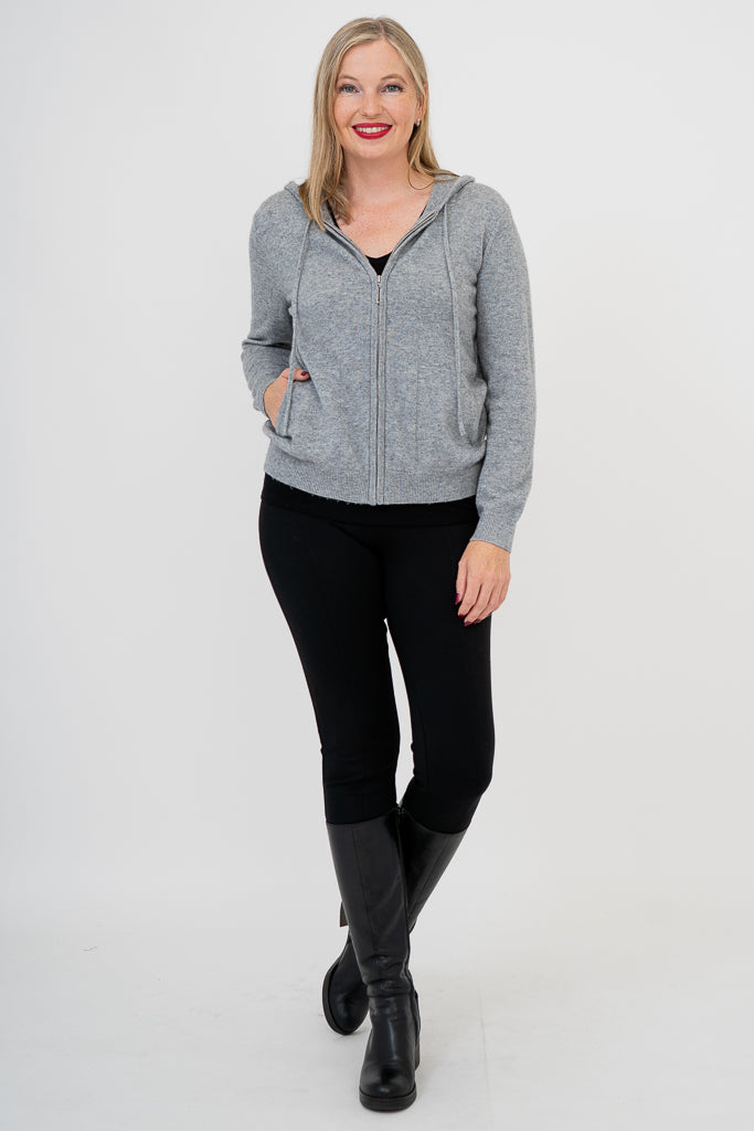 Premium Wool Cashmere Sweater for Women & Men - Soft & Warm Grey Pullover - Perfect for Winter, Fall & Cozy Outfits