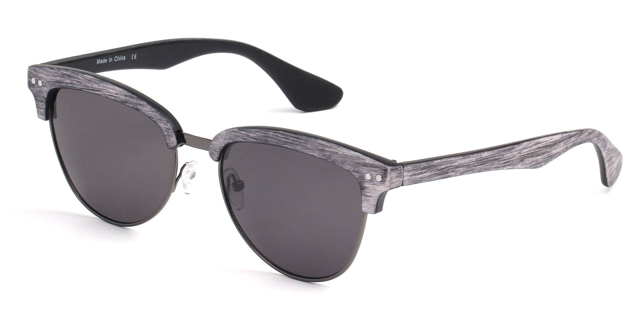 Cramilo Semi Rimless Polarized Sunglasses for Women & Men - Retro UV400 Protection - Fashionable Outdoor Sun Glasses for Driving, Beach, and Sports Activities
