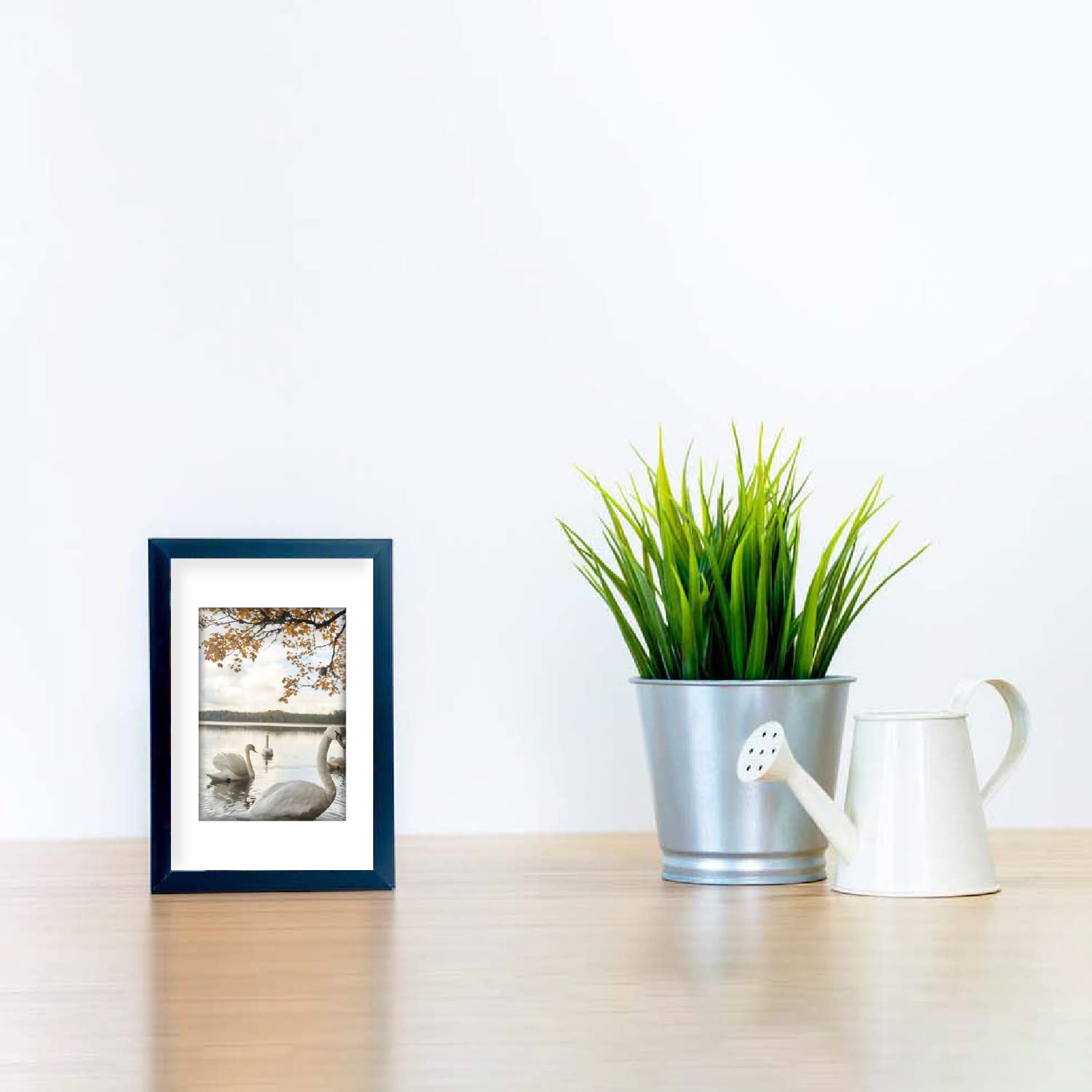 Black A4 Picture Frame Set of 3 - Display 6x8 Photos With Mat or 8.27x11.69 Documents Without Mat | Wall Gallery Frames for Posters, Certificates & Home Office Decor