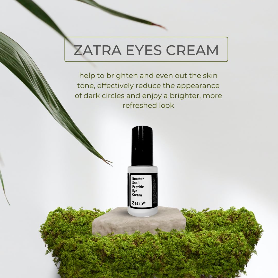 Best Korean Eye Cream with Peptide & Snail Mucin - Niacinamide Moisturizer for Dark Circles, Wrinkles & Fine Lines | Anti-Aging Skincare Treatment for Brightening & Hydration | Perfect for Night Routine & Travel Skincare
