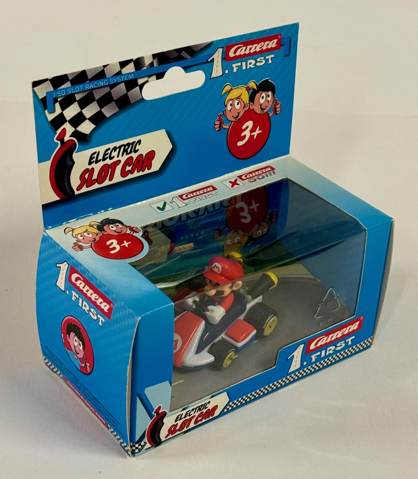 Greenhills Carrera First Mario Kart Mario 20065002 1:50 Scale Die-Cast Model Car - New in Box (BNIB) - Perfect for Collectors and Mario Kart Fans - Great Gift for Kids and Gaming Enthusiasts
