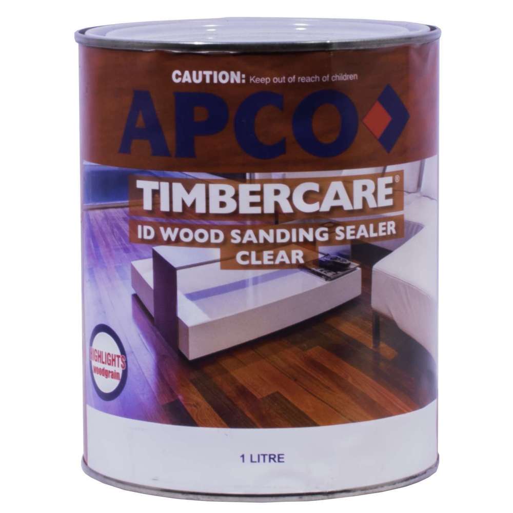 Apco Timbercare Instant Dry Sanding Sealer Clear Spray 1L - Fast-Drying Wood Finish for Furniture, Cabinets & DIY Projects - Perfect for Indoor Woodworking & Home Renovation