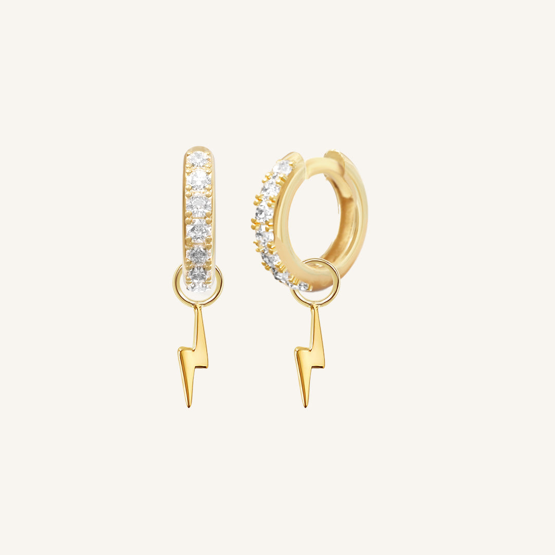Ignite Crystal Hoops - Sparkling Elegant Earrings for Women, Dazzling Rhinestone Jewelry for Party & Evening Wear | Perfect for Weddings, Prom, Date Night & Special Occasions
