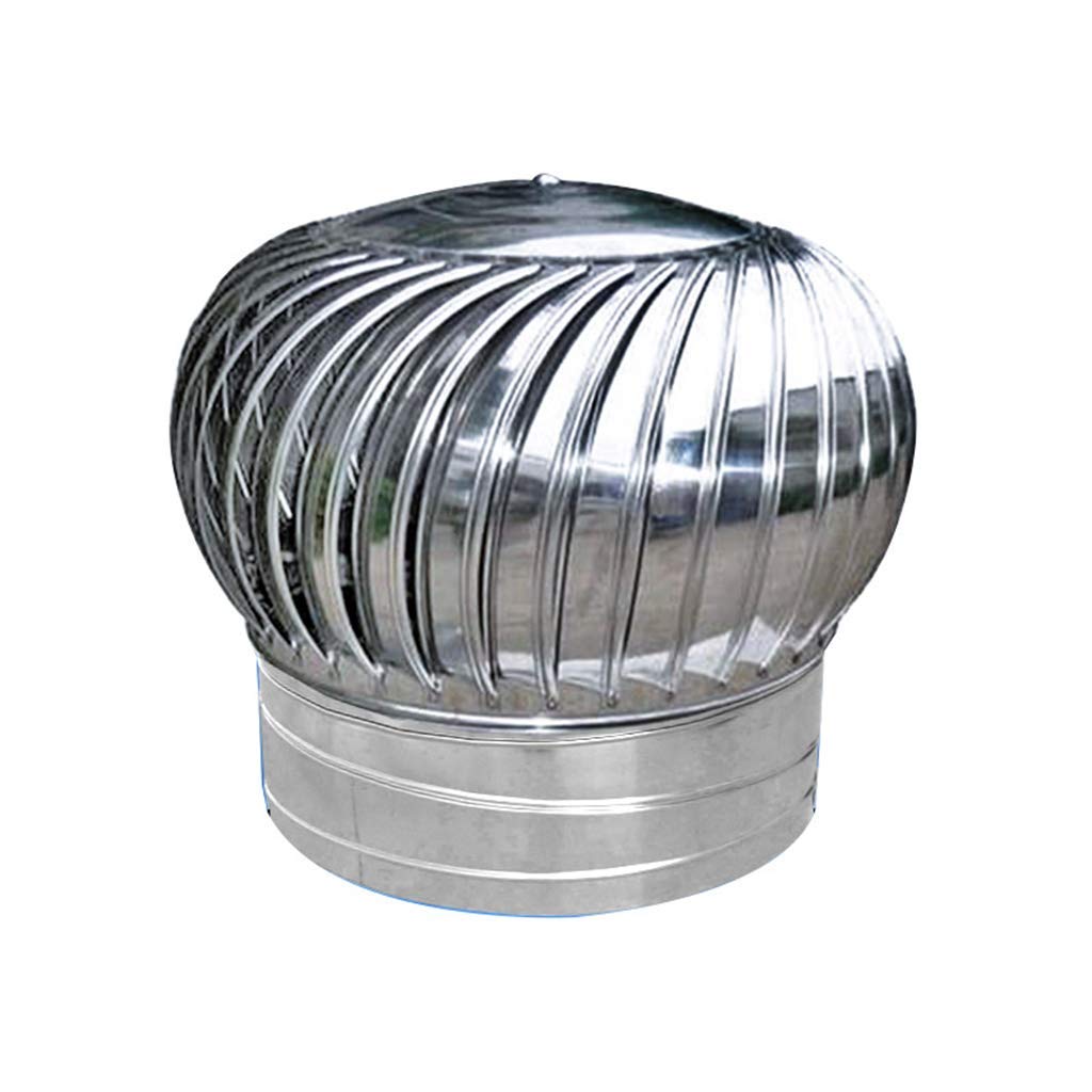 Stainless Steel Revolving Chimney Cowl - 200mm Rotating Spinner Anti-Downdraught Vent for Chimneys & Exhaust Vents | Weatherproof & Durable for Home, RV & Outdoor Use