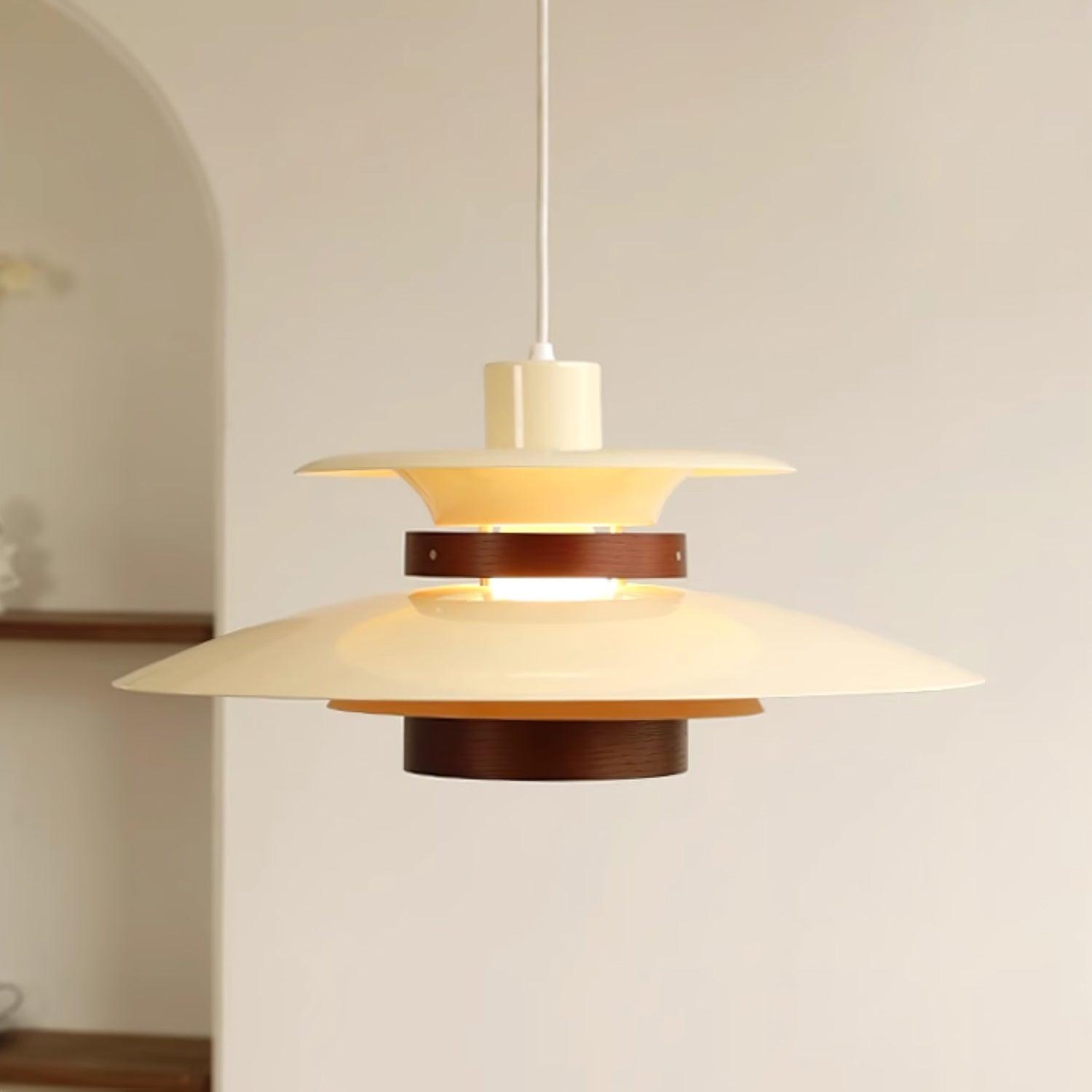 Modern Modular Layered Pendant Light Fixture - Adjustable Hanging Chandelier for Dining Room, Kitchen Island & Living Room Decor