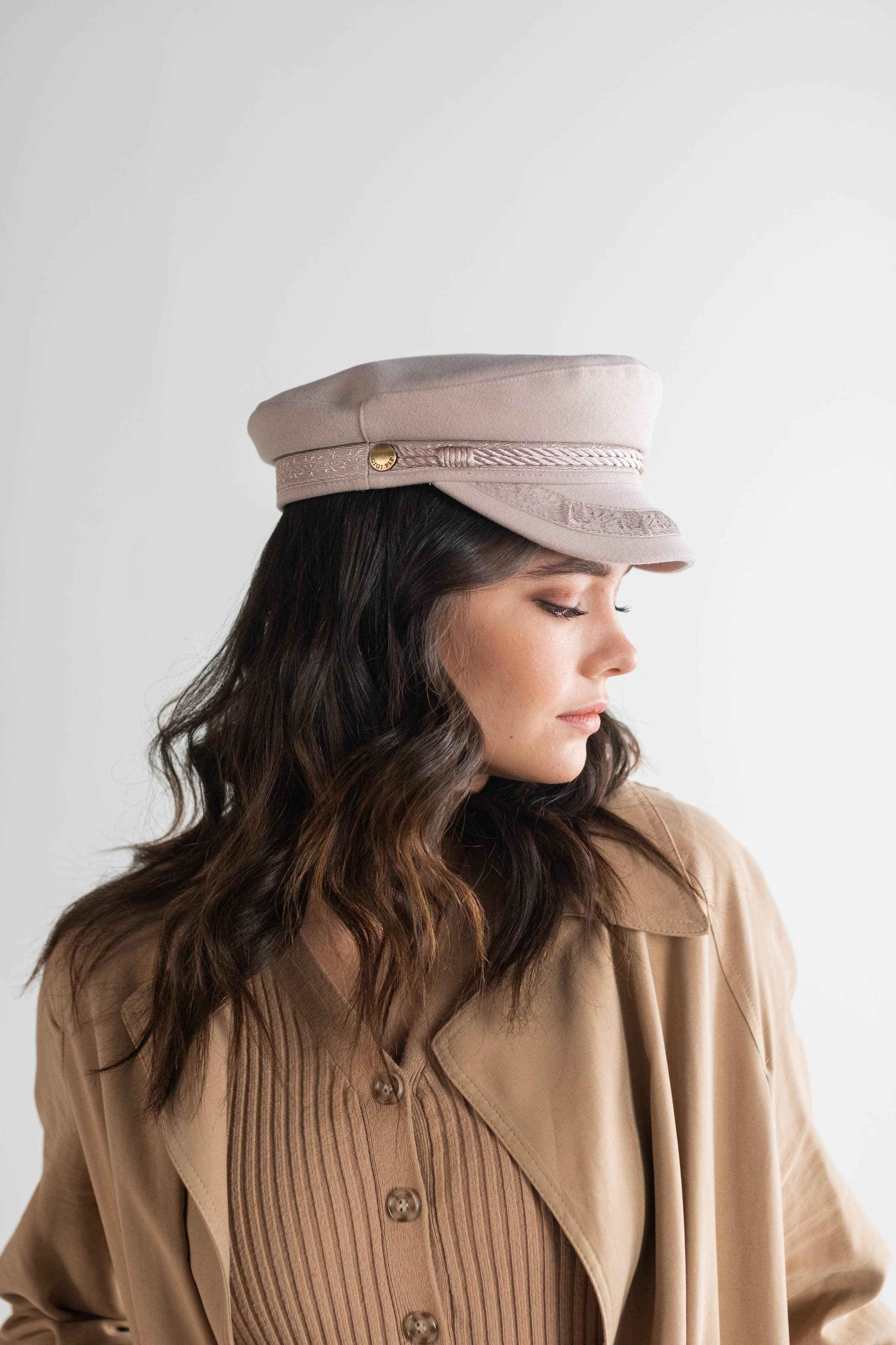Lieutenant Cap - Military Style Officer Hat for Men & Women - Perfect for Cosplay, Halloween, and Costume Parties