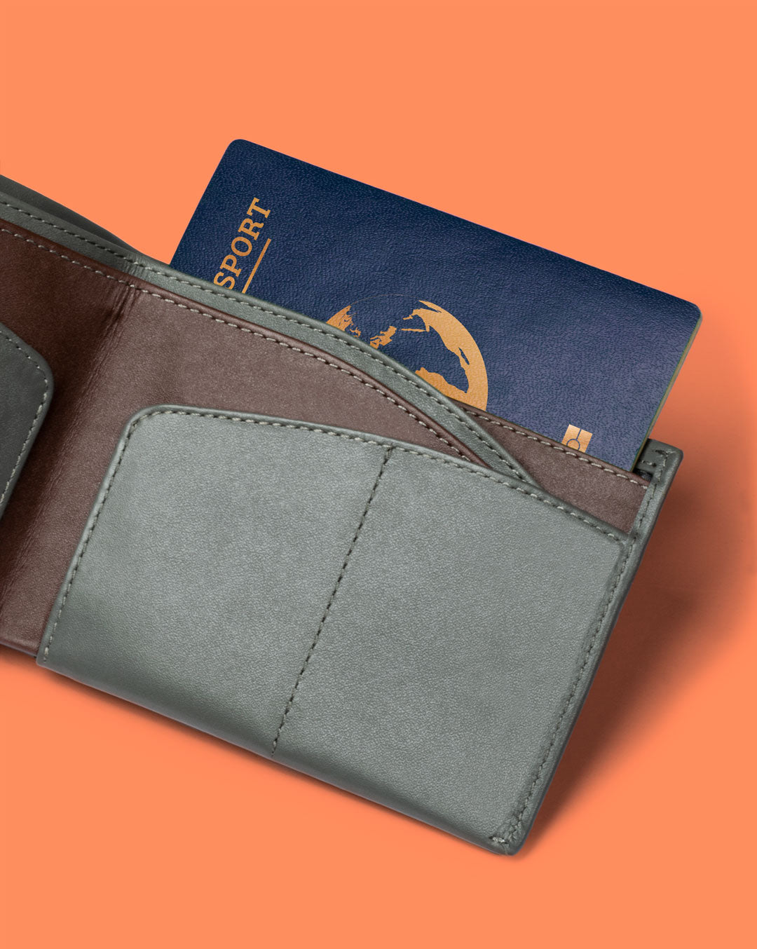 Orbit RFID Blocking Travel Wallet - Secure Passport Holder & Credit Card Organizer for International Trips & Air Travel