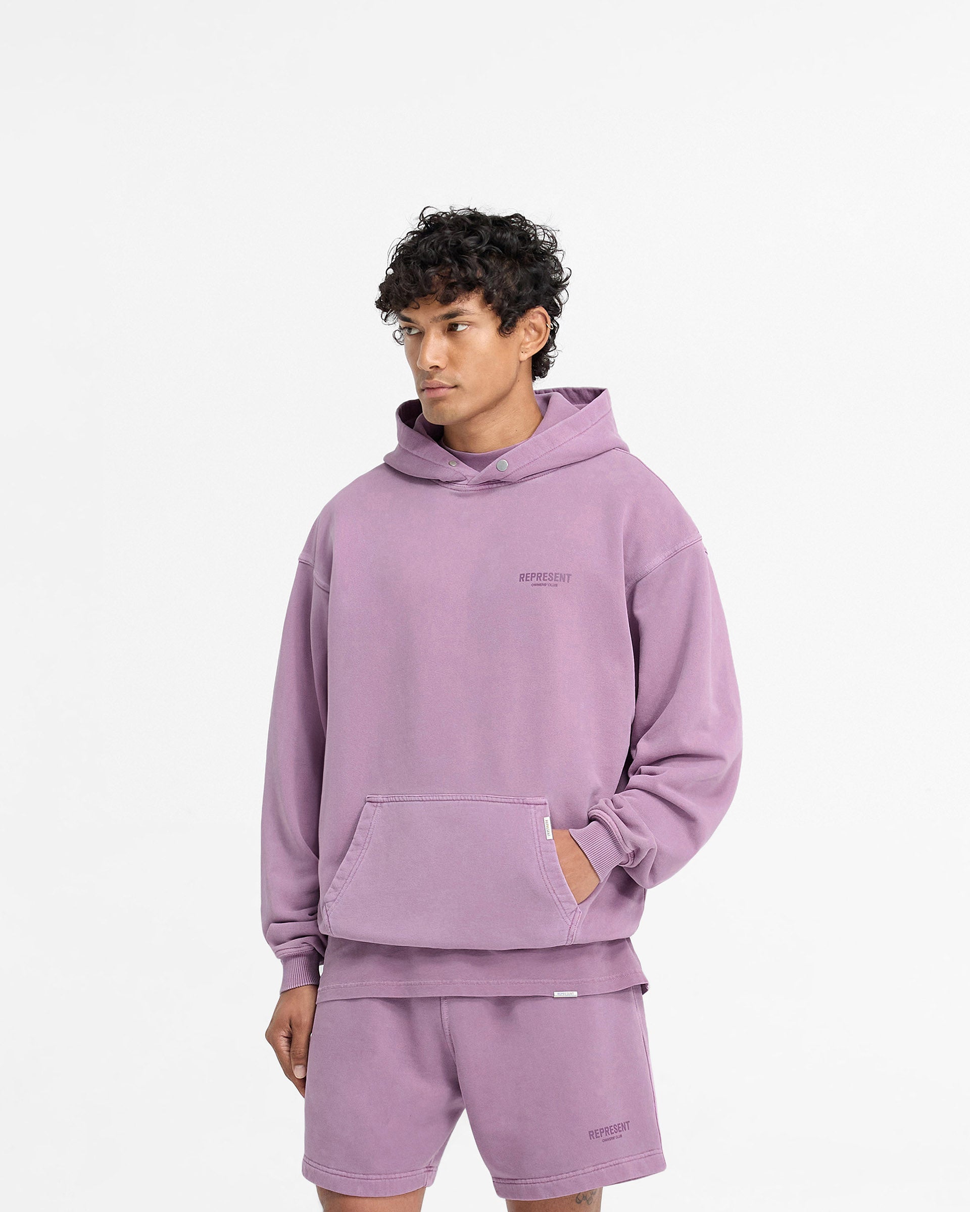 Represent Owners Club Hoodie - Mid Purple | Premium Streetwear for Men & Women | Perfect for Casual Wear, Gym, and Outdoor Activities