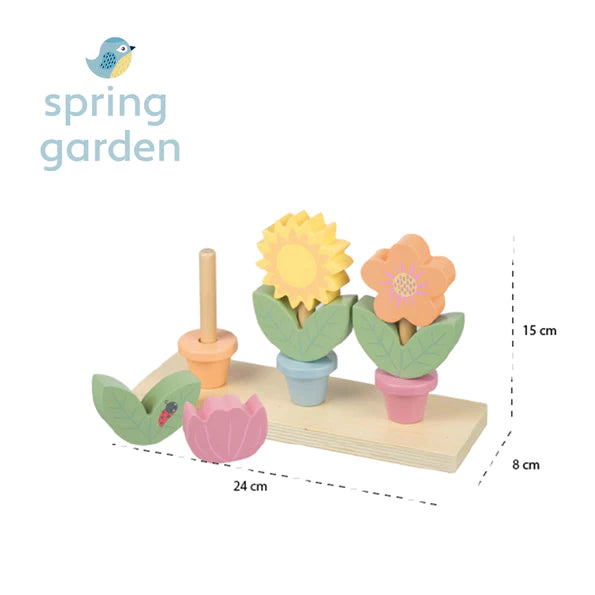 Stackable Flower Pots for Indoor & Outdoor Plants - Modern Decorative Garden Planters for Home, Office & Patio Decor