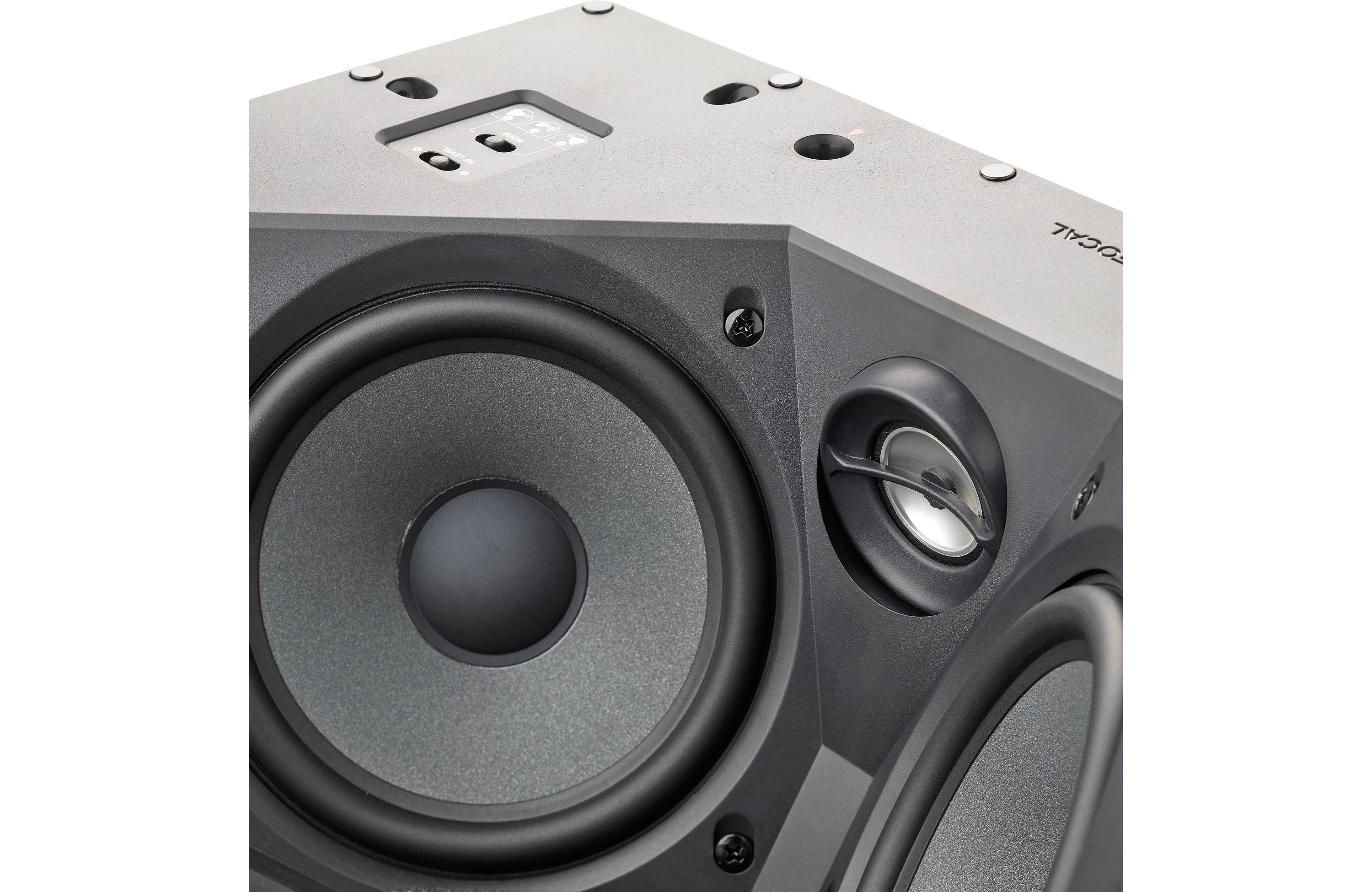 Focal 100 ICLCR 5-Inch In-Ceiling 2-Way Loudspeaker with Built-in Back Box - Premium Home Theater & Surround Sound System for Living Room, Bedroom, and Office (Open Box, Each)