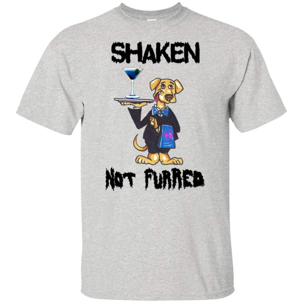 Shaken Not Furred Ultra Soft Cotton T-Shirt for Women | Funny Wine Lover Tee | Perfect for Wine Tasting, Girls Night Out & Casual Wear