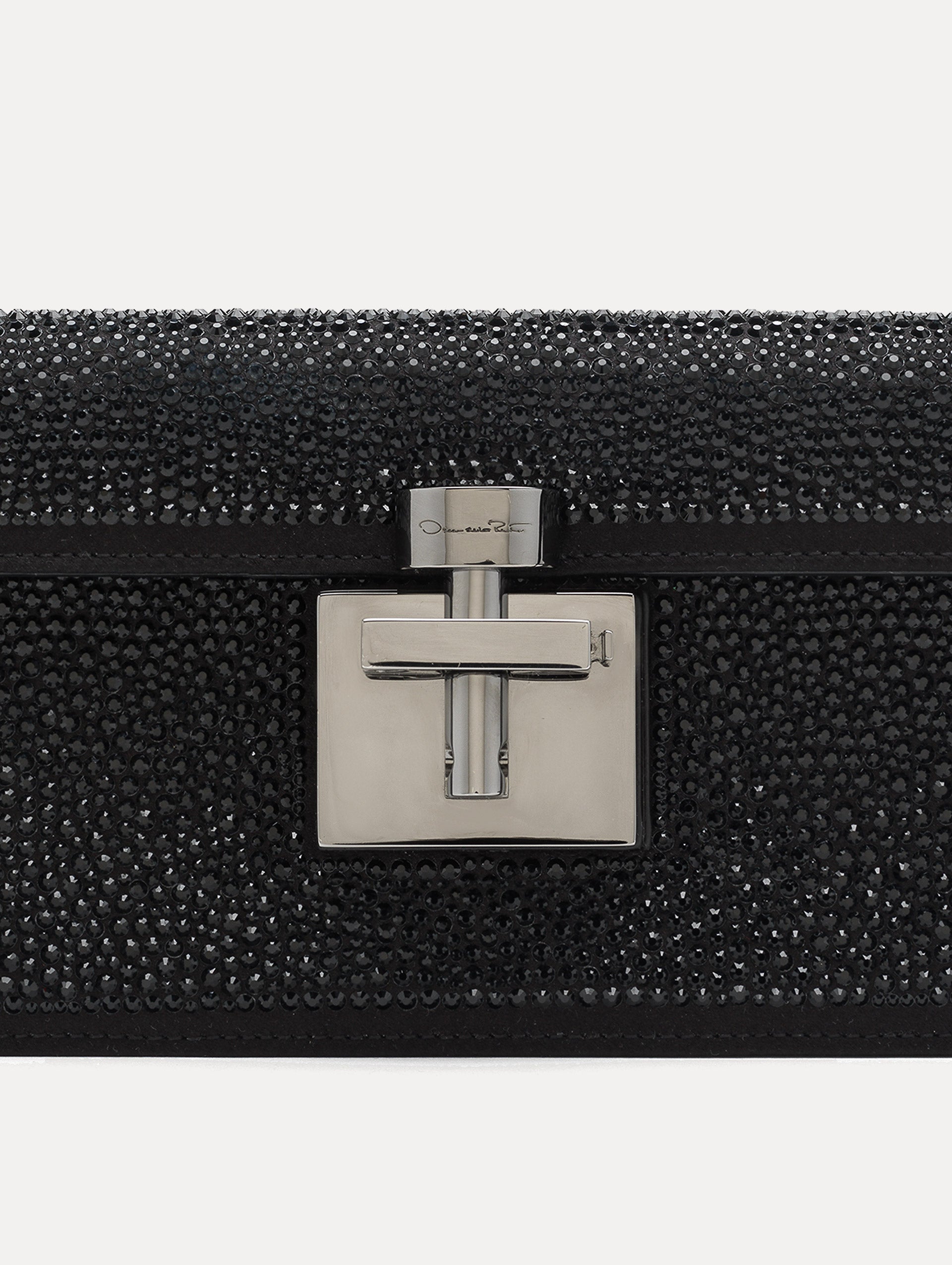 Sparkling Crystal Pavé Alibi Clutch - Elegant Evening Bag for Women, Perfect for Parties, Weddings & Special Occasions