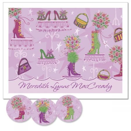 Girl Thang! Custom Note Cards - Set of 12 Blank Greeting Cards (4.25