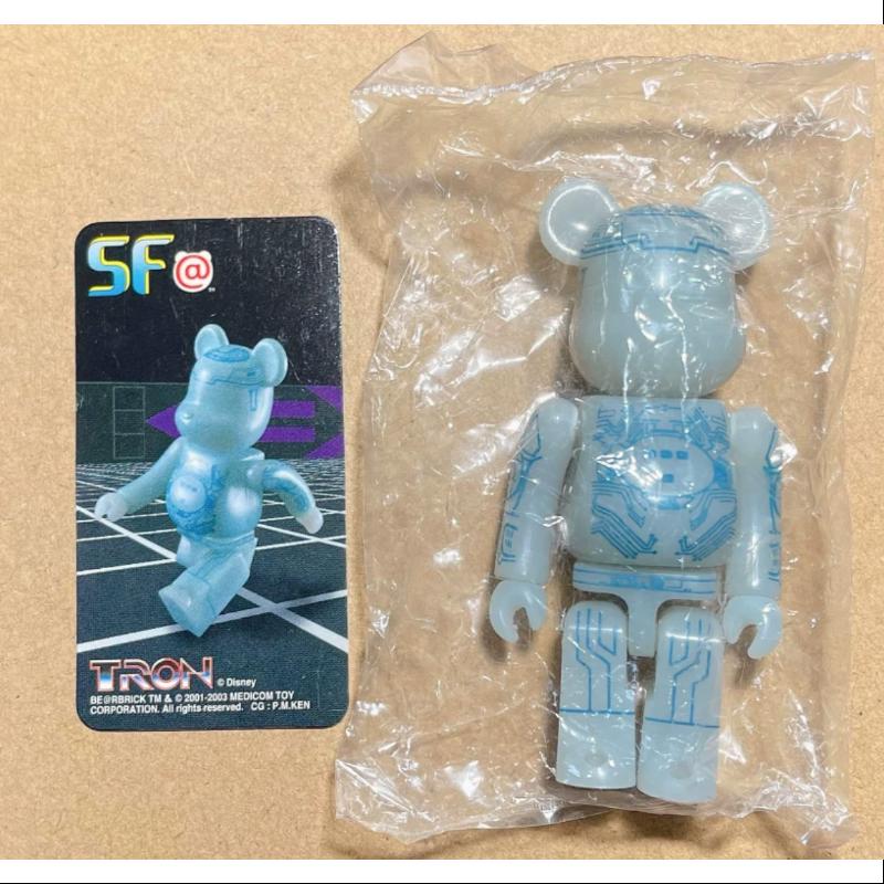 Bearbrick Series 6 SF TRON 100% Collectible Vinyl Art Toy - Limited Edition Futuristic Design for Display, Gift & Anime Fans Collection
